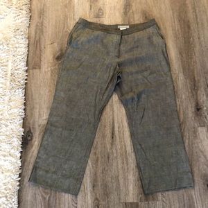 Women Wide leg linen pants women plus size pants size: 8